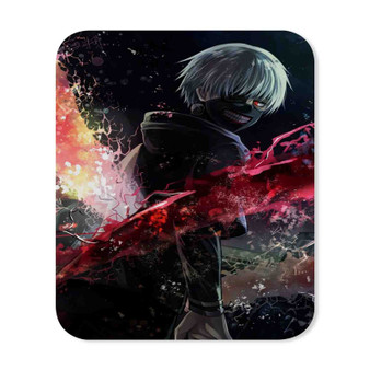 Tokyo Ghoul Kaneki Ken Art Custom Mouse Pad Gaming Rubber Backing