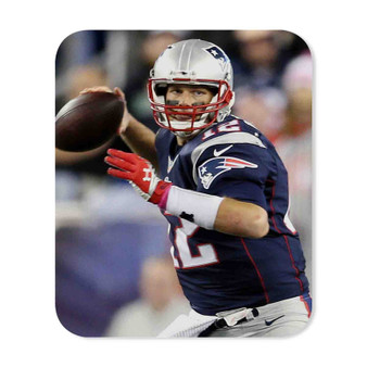 Tom Brady New England Patriots Football Player Custom Mouse Pad Gaming Rubber Backing