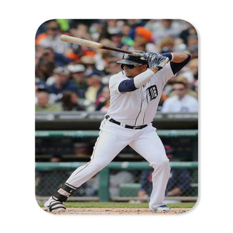 Victor Martinez Detroit Tigers Baseball Custom Mouse Pad Gaming Rubber Backing