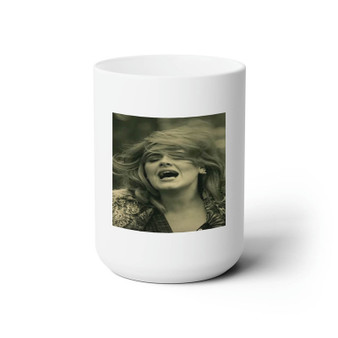 Adele Hello Video Custom White Ceramic Mug 15oz Sublimation BPA Free