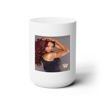 Alicia Fox WWE Custom White Ceramic Mug 15oz Sublimation BPA Free