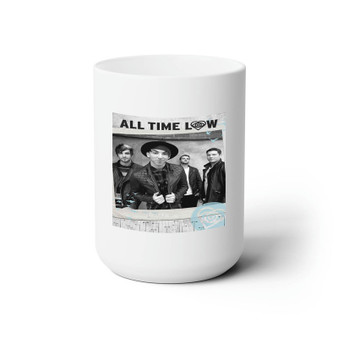 All Time Low Custom White Ceramic Mug 15oz Sublimation BPA Free