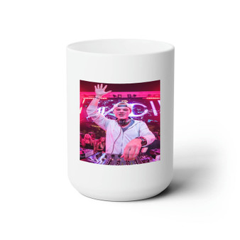 Avicii DJ Concert Custom White Ceramic Mug 15oz Sublimation BPA Free
