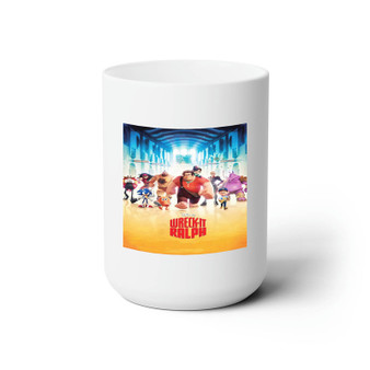 Disney Wreck It Ralph Custom White Ceramic Mug 15oz Sublimation BPA Free