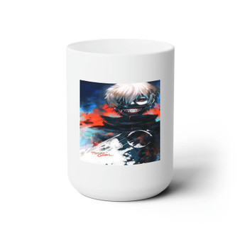 Kaneki Ken from Tokyo Ghoul Custom White Ceramic Mug 15oz Sublimation BPA Free