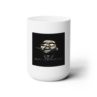 Kanye West Smoke Custom White Ceramic Mug 15oz Sublimation BPA Free