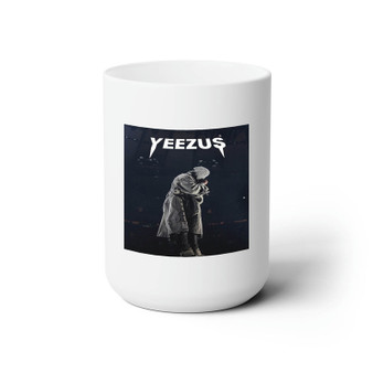 Kanye West Yeezus Custom White Ceramic Mug 15oz Sublimation BPA Free