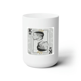 Kendrick Lamar King Custom White Ceramic Mug 15oz Sublimation BPA Free