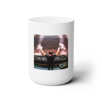 Martin Garrix DJ Concert Custom White Ceramic Mug 15oz Sublimation BPA Free