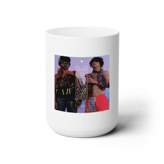 MGMT Custom White Ceramic Mug 15oz Sublimation BPA Free