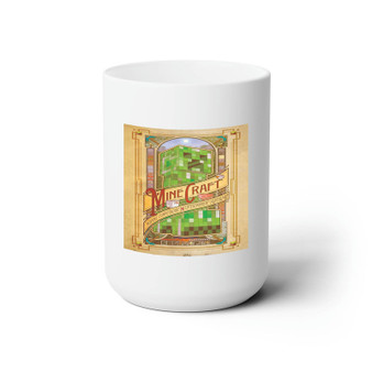 Minecraft Mojang Computronic New Custom White Ceramic Mug 15oz Sublimation BPA Free