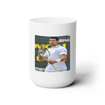 Novak Djokovic New Custom White Ceramic Mug 15oz Sublimation BPA Free