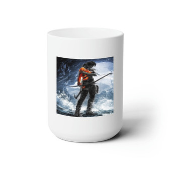 Rise of the Tomb Raider Archer Custom White Ceramic Mug 15oz Sublimation BPA Free