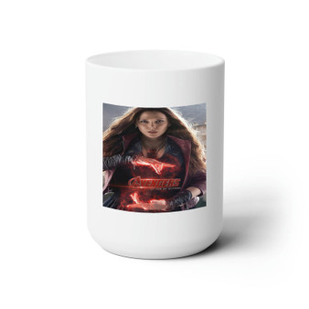 Scarlet Witch The Avengers New Custom White Ceramic Mug 15oz Sublimation BPA Free