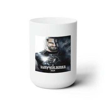 Seth Rollins WWE New Custom White Ceramic Mug 15oz Sublimation BPA Free