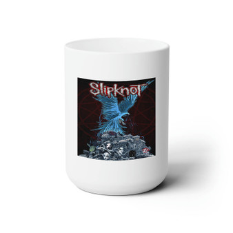 Slipknot Heavy Metal Band Custom White Ceramic Mug 15oz Sublimation BPA Free