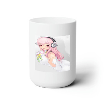 Sonico Sexy Custom White Ceramic Mug 15oz Sublimation BPA Free