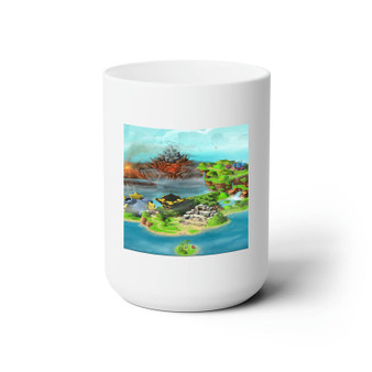 Super Mario Land New Custom White Ceramic Mug 15oz Sublimation BPA Free