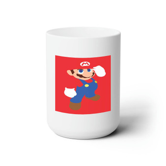 Super Smash Bros Custom White Ceramic Mug 15oz Sublimation BPA Free