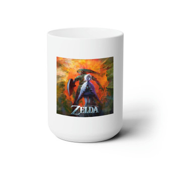 The Legend of Zelda Wii U Art New Custom White Ceramic Mug 15oz Sublimation BPA Free