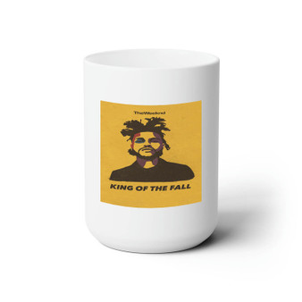 The Weeknd King Of The Wall Custom White Ceramic Mug 15oz Sublimation BPA Free