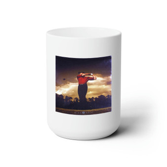 Tiger Woods Golf New Custom White Ceramic Mug 15oz Sublimation BPA Free