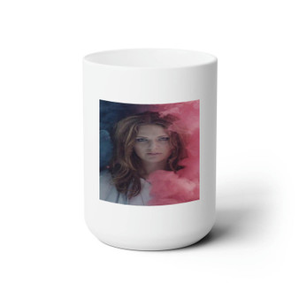 Tove Lo Rainbow Smoke Custom White Ceramic Mug 15oz Sublimation BPA Free