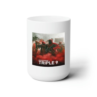 Triple Nine Custom White Ceramic Mug 15oz Sublimation BPA Free