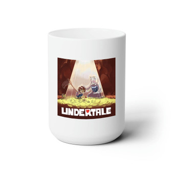 Undertale Gameplay Custom White Ceramic Mug 15oz Sublimation BPA Free