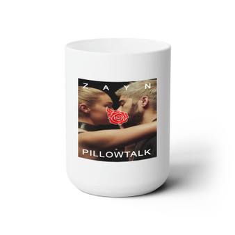 Zayn Malik Pillow Talk Kiss Custom White Ceramic Mug 15oz Sublimation BPA Free