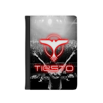 DJ Tiesto New Custom PU Faux Leather Passport Cover Wallet Black Holders Luggage Travel