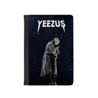 Kanye West Yeezus Custom PU Faux Leather Passport Cover Wallet Black Holders Luggage Travel