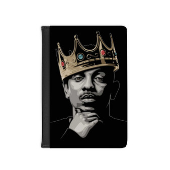 Kendrick Lamar Music New Custom PU Faux Leather Passport Cover Wallet Black Holders Luggage Travel