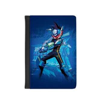 Megaman Star Force Custom PU Faux Leather Passport Cover Wallet Black Holders Luggage Travel