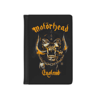Motorhead England Art Custom PU Faux Leather Passport Cover Wallet Black Holders Luggage Travel