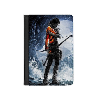 Rise of the Tomb Raider Archer Custom PU Faux Leather Passport Cover Wallet Black Holders Luggage Travel