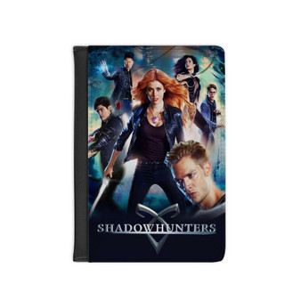 Shadowhunters The Mortal Instruments Characters Custom PU Faux Leather Passport Cover Wallet Black Holders Luggage Travel