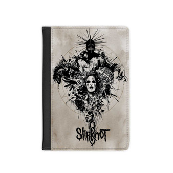 Slipknot Cover Custom PU Faux Leather Passport Cover Wallet Black Holders Luggage Travel