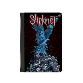 Slipknot Heavy Metal Band Custom PU Faux Leather Passport Cover Wallet Black Holders Luggage Travel