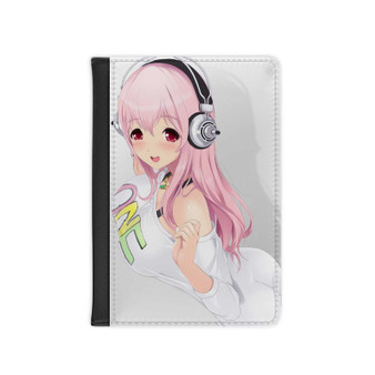 Sonico Sexy Custom PU Faux Leather Passport Cover Wallet Black Holders Luggage Travel