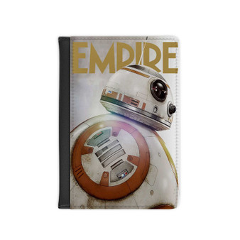Star Wars The Force Awakens BB8 Custom PU Faux Leather Passport Cover Wallet Black Holders Luggage Travel