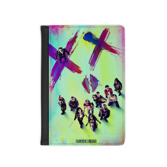 Suicide Squad Movie Custom PU Faux Leather Passport Cover Wallet Black Holders Luggage Travel