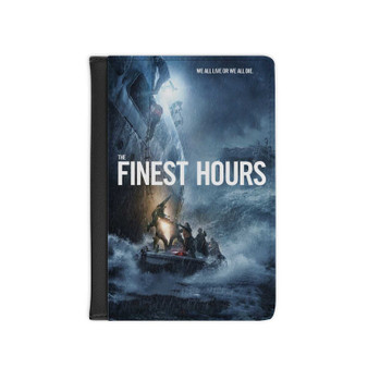 The Finest Hours Movie Custom PU Faux Leather Passport Cover Wallet Black Holders Luggage Travel