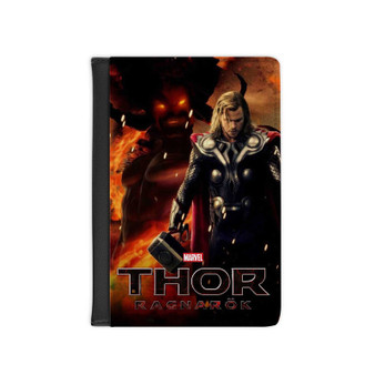 Thor Ragnarok Custom PU Faux Leather Passport Cover Wallet Black Holders Luggage Travel