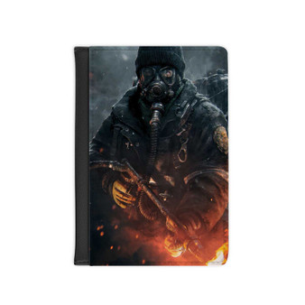 Tom Clancy s The Division Art Custom PU Faux Leather Passport Cover Wallet Black Holders Luggage Travel