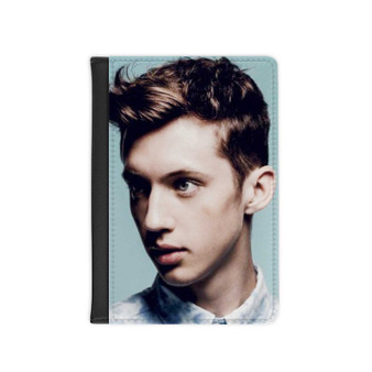 Troye Sivan Face Custom PU Faux Leather Passport Cover Wallet Black Holders Luggage Travel