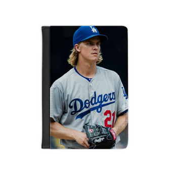 Zack Greinke LA Dodgers Art Custom PU Faux Leather Passport Cover Wallet Black Holders Luggage Travel