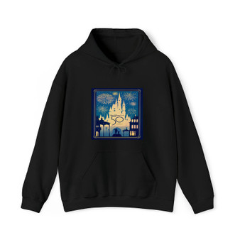 Disney 50th Anniversary Cotton Polyester Unisex Heavy Blend Hooded Sweatshirt