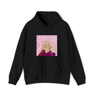 Dolly Parton What Would Dolly Do Cotton Polyester Unisex Heavy Blend Hooded Sweatshirt