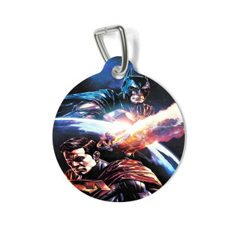 Classic Batman and Superman Custom Pet Tag for Cat Kitten Dog